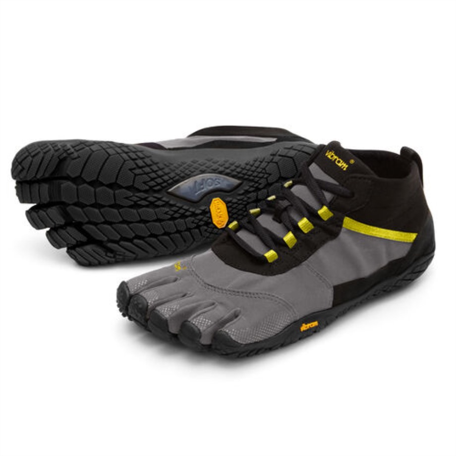 Vibram V-trek Női Fekete-szürke-citronelle